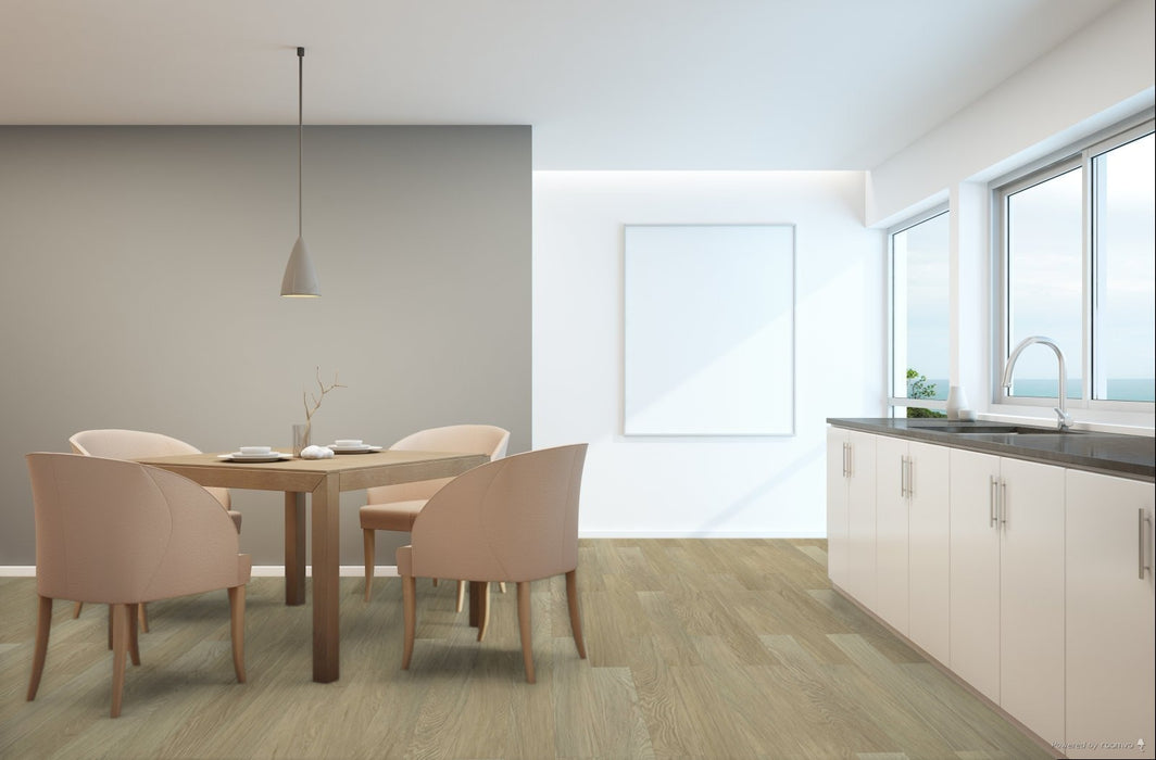 Toucan Cape Elizabeth SPC7 waterproof luxury vinyl flooring in dining room