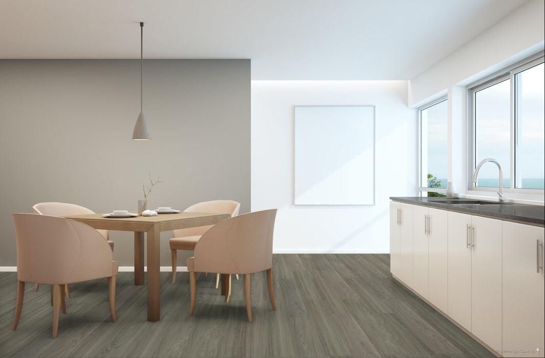 Toucan Cathedral SPC2 waterproof luxury vinyl flooring in dining room