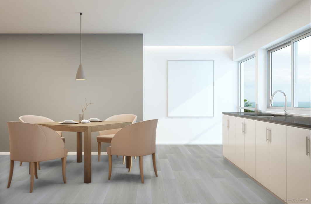 Toucan Cornsilk SPC2 waterproof luxury vinyl flooring in dining room