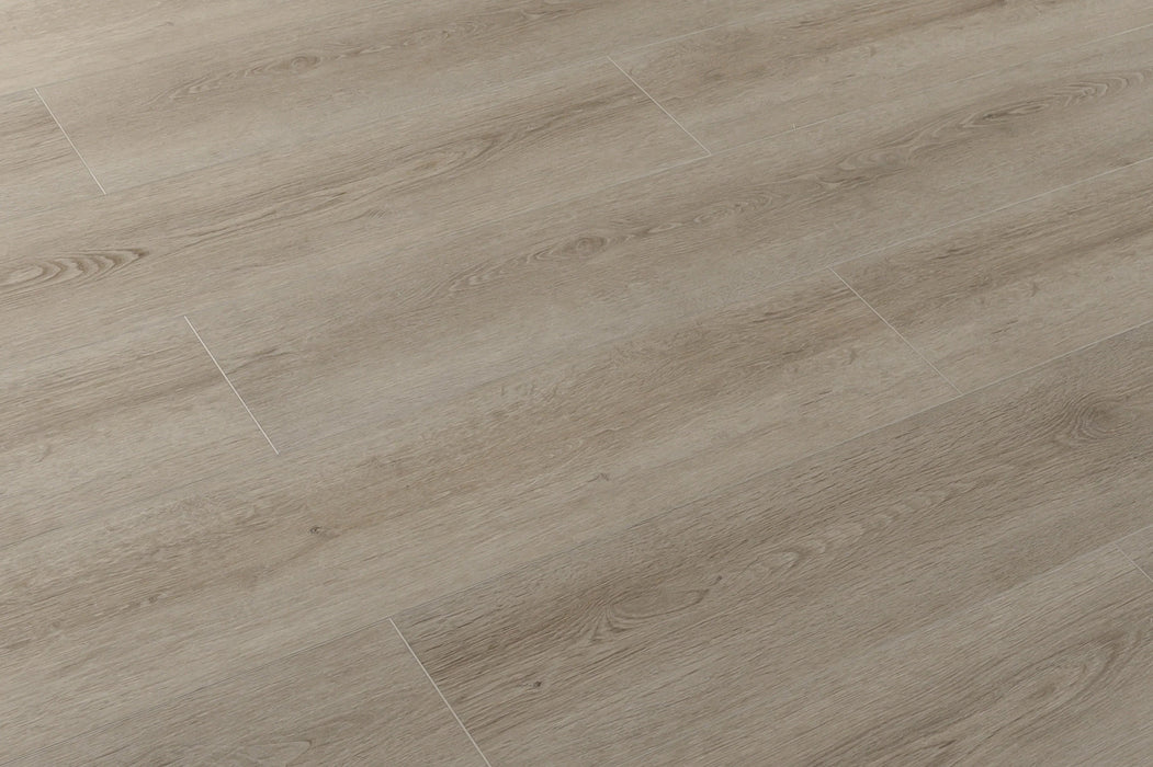 Toucan French Grey 9.06" 6mm SPC5 vinyl flooring detail closeup