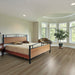 Toucan Golden Hour 9.06" 6mm SPC5 vinyl flooring in bedroom