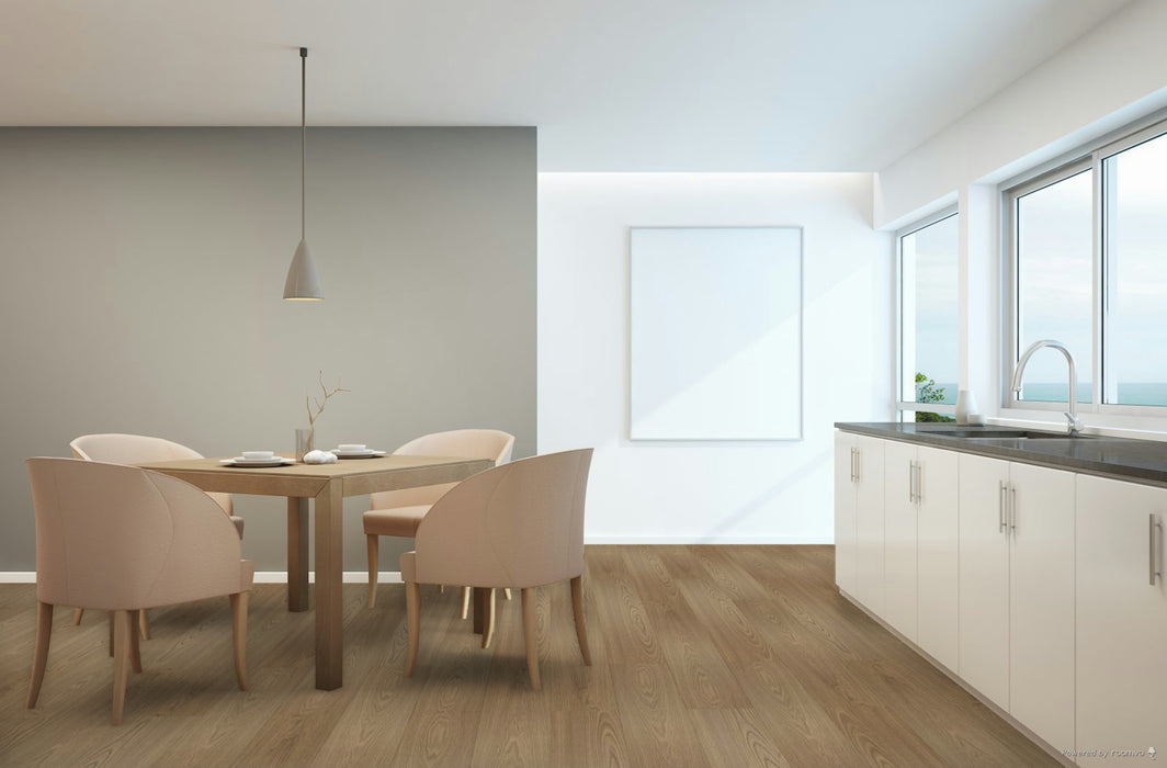 Toucan Grizzly TF83 Nature Collection waterproof laminate flooring in dining room