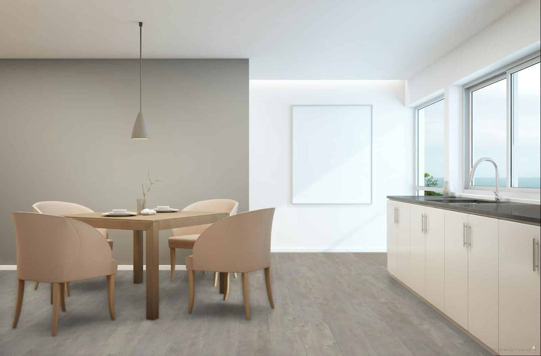 Toucan Hedgehog SPC4 waterproof luxury vinyl flooring in dining room