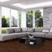 Toucan Hickory Classic 5.00" Water Resistant Matt / Hand Scraped laminate flooring in living room
