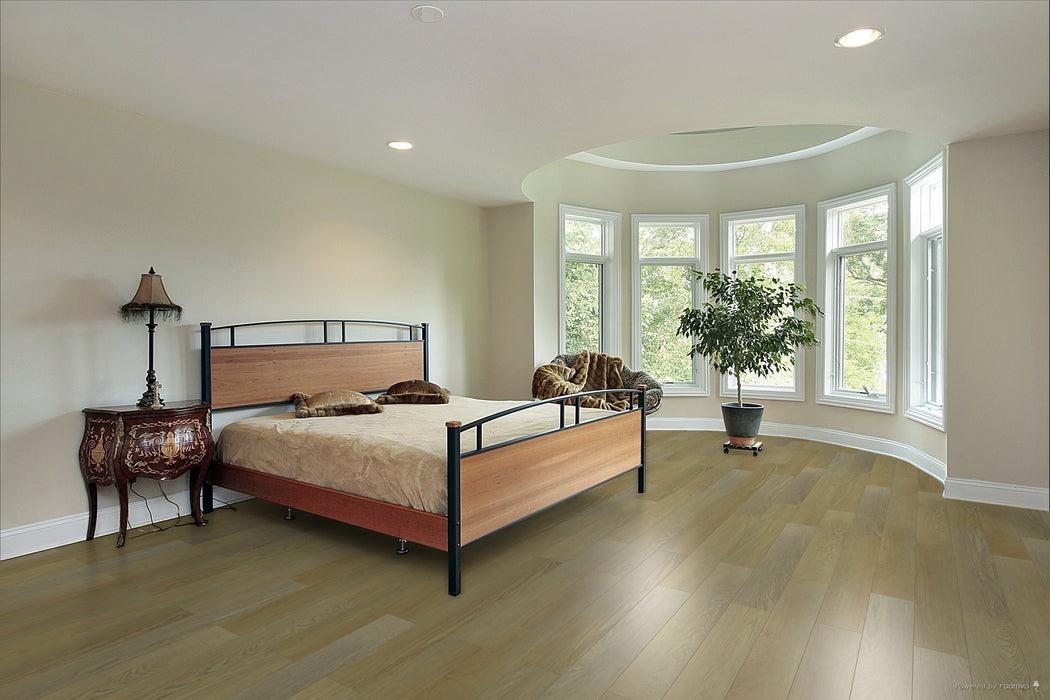 Toucan Kennebunkport SPC7 waterproof luxury vinyl flooring in bedroom