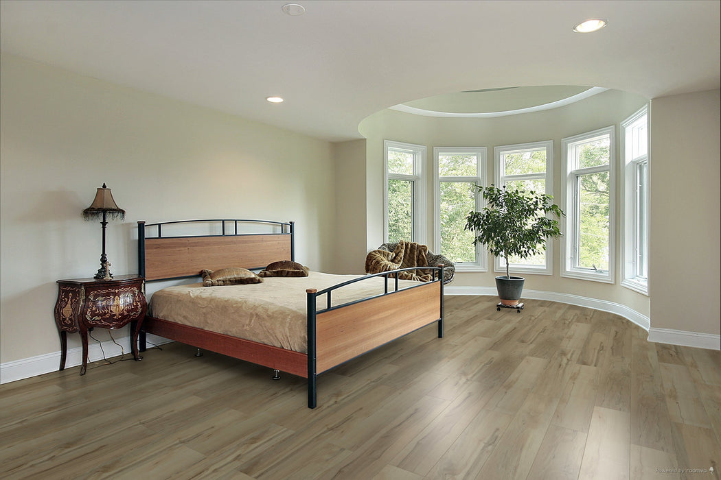 Toucan Maple Nature SPC3 waterproof luxury vinyl flooring in bedroom