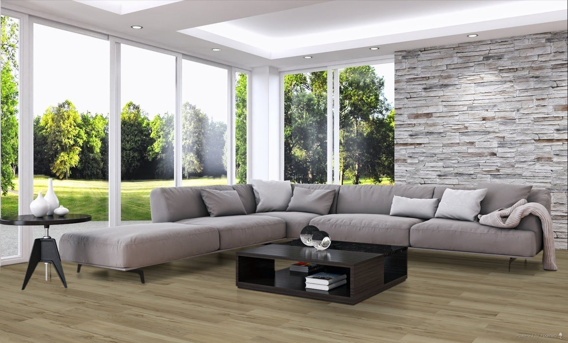 Toucan Maple Nature SPC3 waterproof luxury vinyl flooring in living room