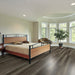 Toucan Milk Chai 9.06" 6mm SPC5 vinyl flooring in bedroom
