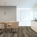 Toucan Milk Chai 9.06" 6mm SPC5 vinyl flooring in dining room