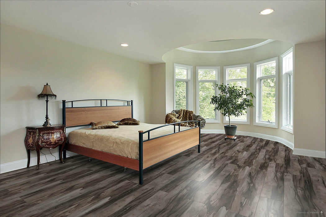Toucan Moleskin SPC4 waterproof luxury vinyl flooring in bedroom