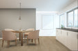 Toucan Oyster Studio Collection European White Oak engineered hardwood flooring in dining room