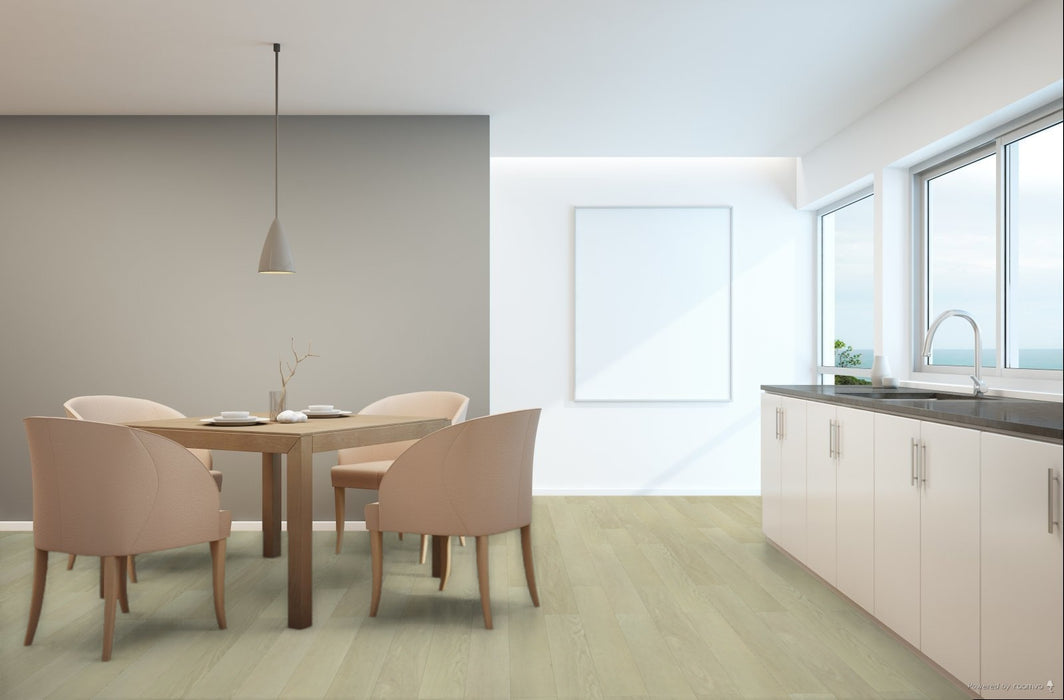 Toucan Revere SPC7 waterproof luxury vinyl flooring in dining room