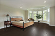 Toucan Shadow Studio Collection European White Oak engineered hardwood flooring in bedroom