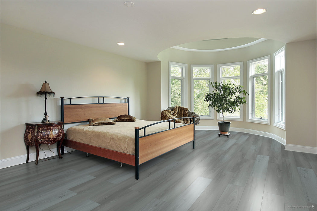 Toucan Silver City TF66 waterproof laminate flooring in bedroom