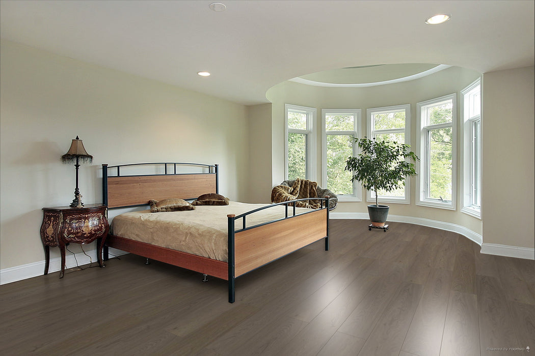 Toucan Sudede 7.72" waterproof TF80 laminate flooring in bedroom