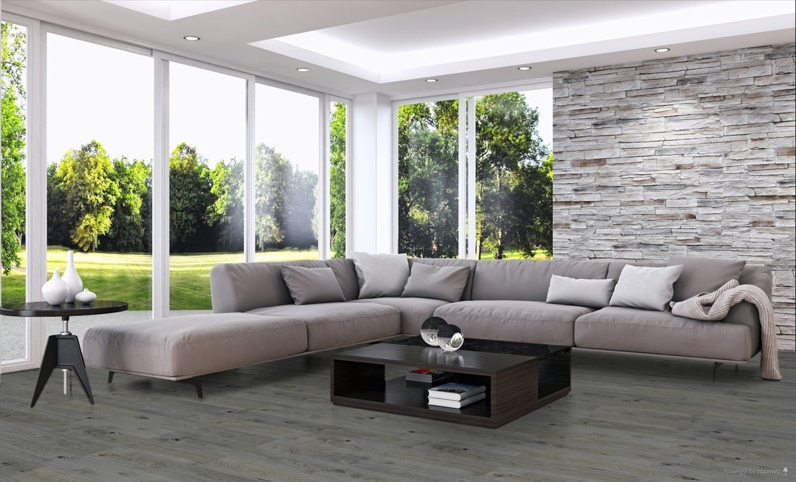 Toucan Summer Hare 7.72" waterproof TF80 laminate flooring in living room