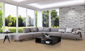 Toucan Tusk Studio Collection European White Oak engineered hardwood flooring in living room