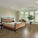 Toucan Warm Chestnut 7.70" Water Resistant EIR laminate flooring in bedroom