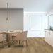 Toucan Warm Chestnut 7.70" Water Resistant EIR laminate flooring in dining room