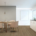 Toucan Wicker SPC3 waterproof luxury vinyl flooring in dining room