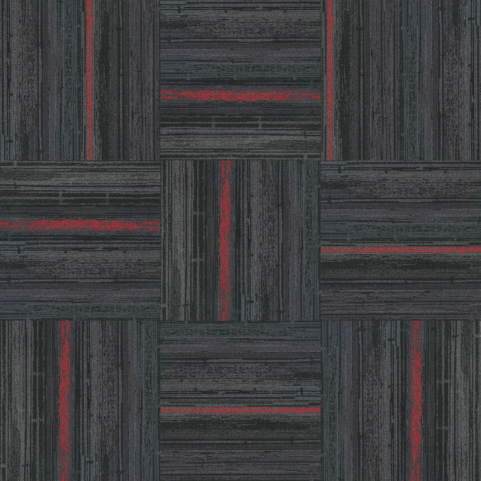Next Floors Highlight Midnight Flare 20" x 40" Carpet Tile