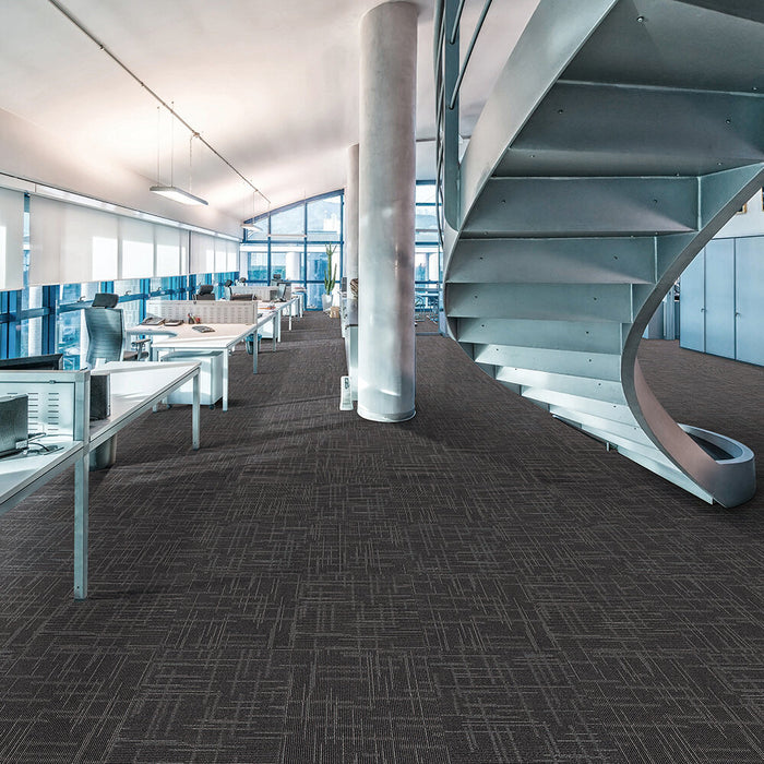 Next Floors Foundation Graphite 20" x 20" Carpet Tile