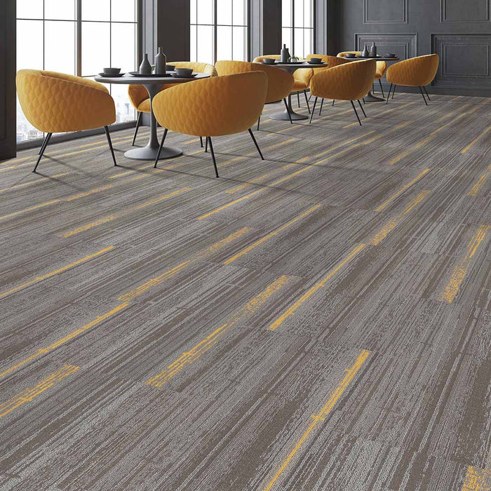 Next Floors Highlight Daybreak Sunshine 20" x 40" Carpet Tile