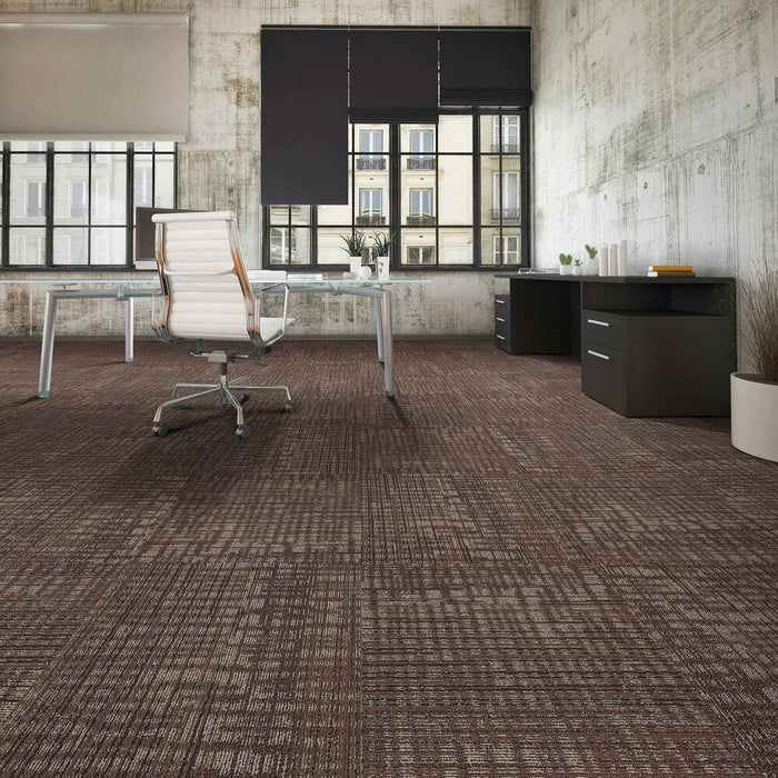 Next Floors Invincible Cocoa 20" x 20" Carpet Tile