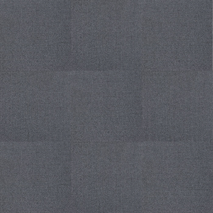 Next Floors Pinstripe Grey Flannel 20" x 20" Carpet Tile