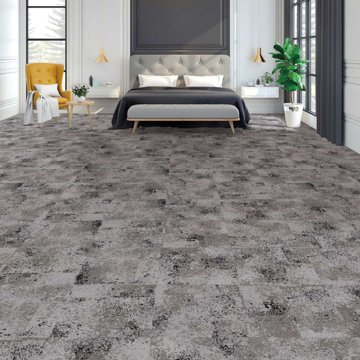 Next Floors Quarry Chromium 20" x 20" Carpet Tile