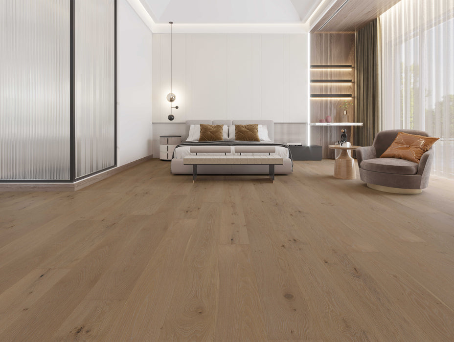Biyork Floors Nouveau 7 Prelude European Oak Tortuga 7 1/2" Engineered Hardwood